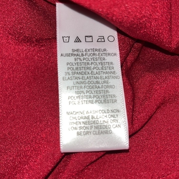 Dress The Population Nicole Sweetheart Sleeveless Sheath Dress Garnet XL - Picture 8 of 9